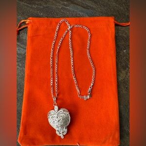 Vintage Silver Pendant Necklace